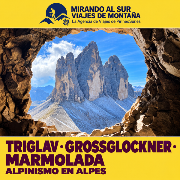 Triglav, Grossglockner and Marmolada mountaineering trip