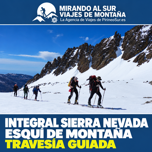 Four-day Sierra Nevada ski touring traverse