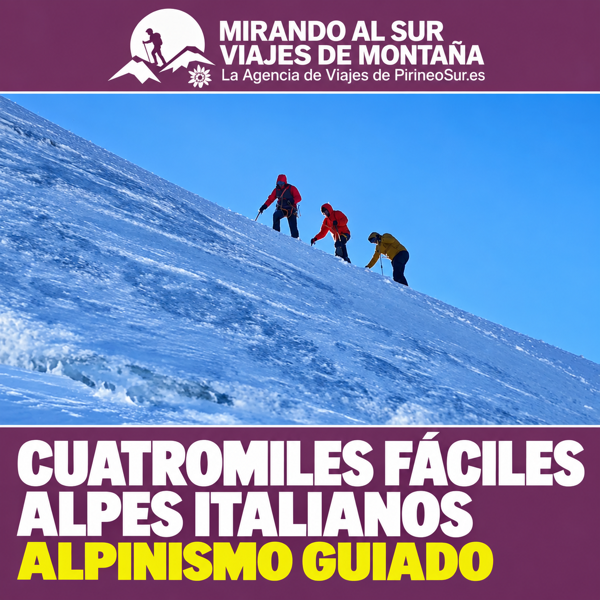 Easy 4,000-metre peaks in the Italian Alps