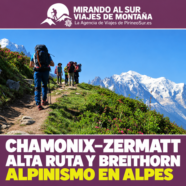 Chamonix–Zermatt glacier trek and Breithorn ascent